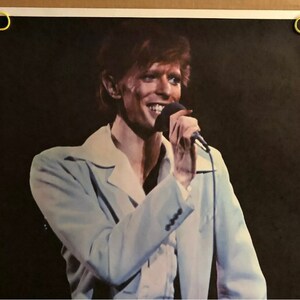 Original Vintage Poster David Bowie Music Memorabilia Pin up 1970’s on ...
