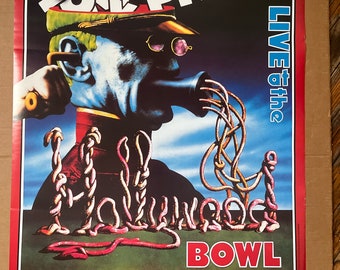 vintage poster Monty python live at the bowl 1990s print