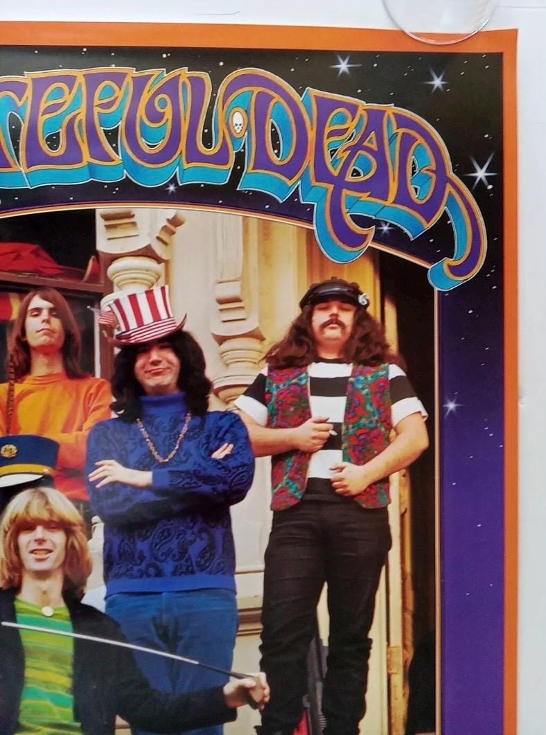 Vintage Original the Grateful Dead Seven Ten Ashbury 1967 Poster