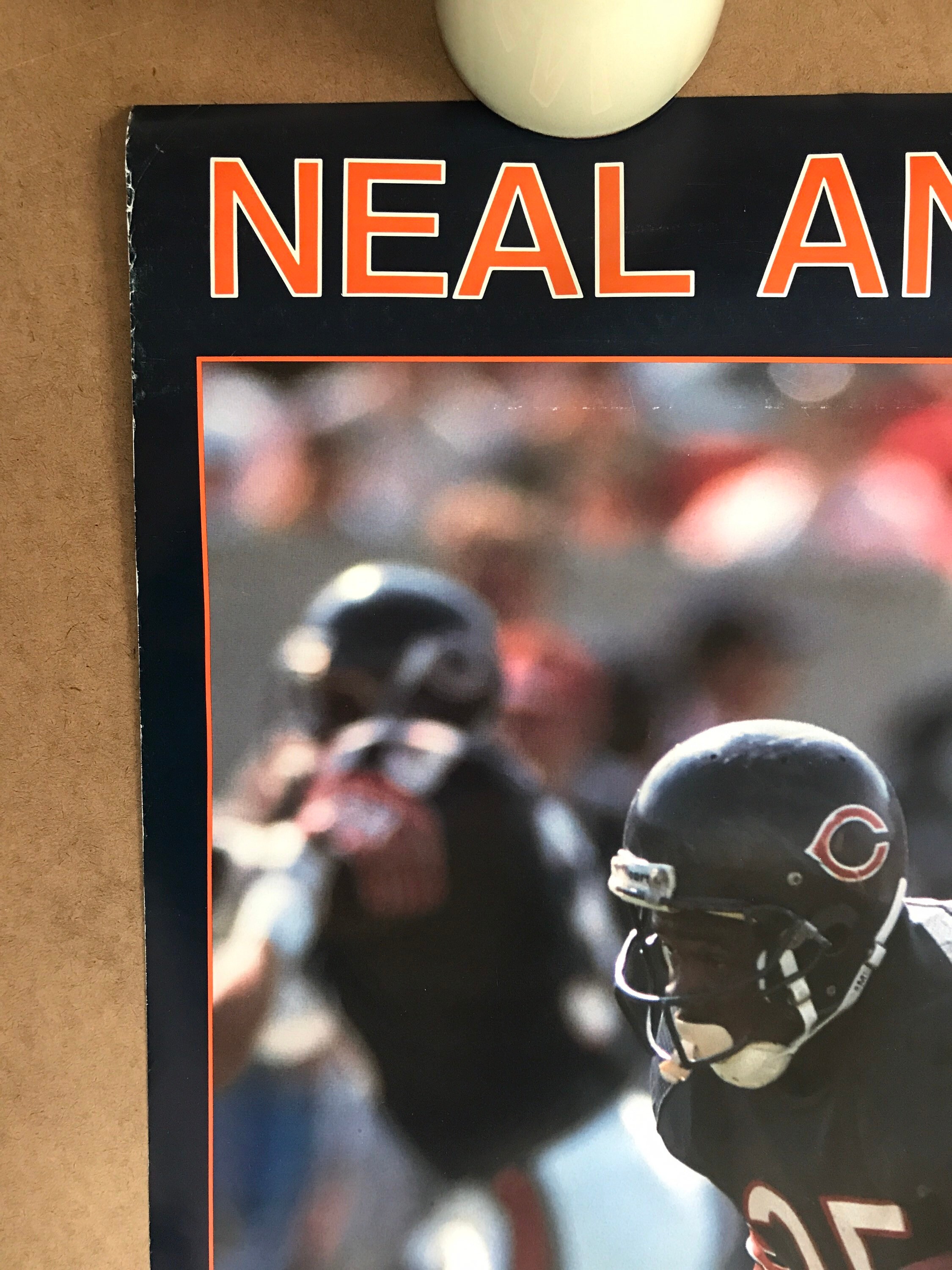 Vintage Original 1980s Chicago Bears 1988 Neal Anderson