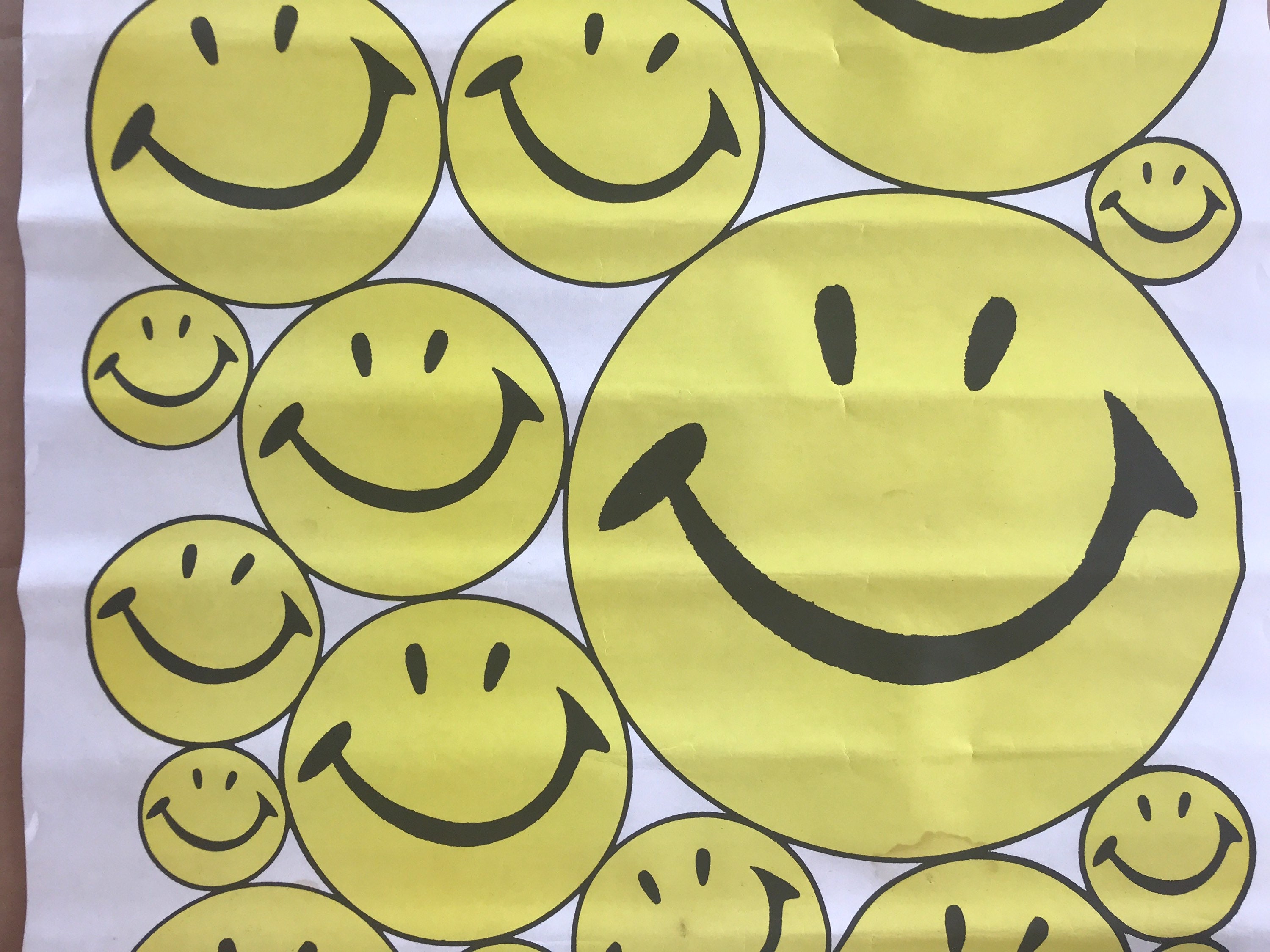 Vintage Original 1970s Smiles Are You're Personal Sunshine Poster