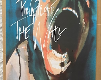 Pink Floyd the wall original vintage poster