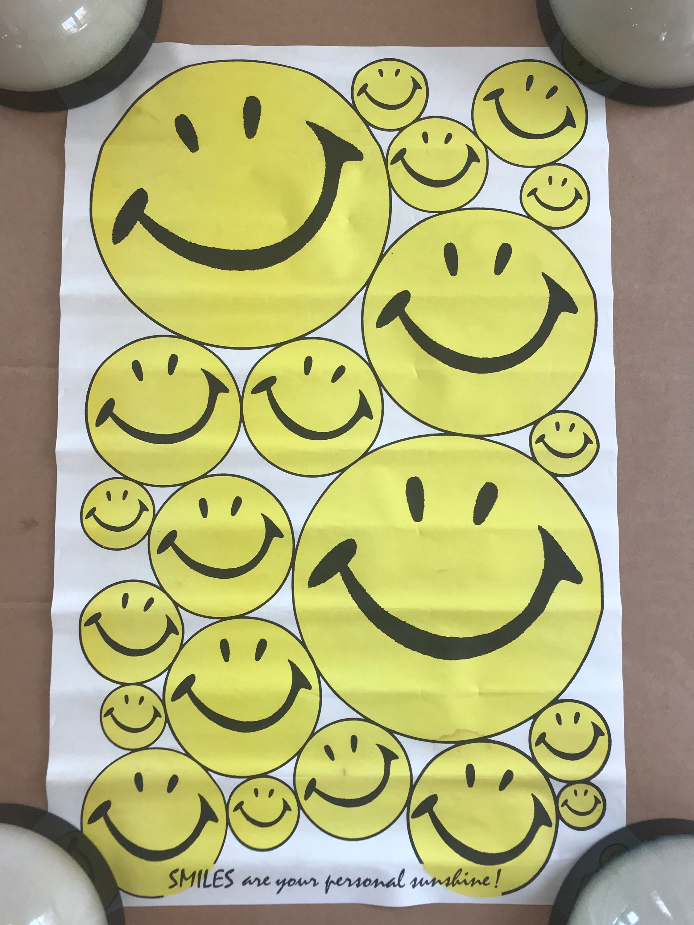 オーダー様用（smileページ） Vintage Original 1970s Smiles Are You're Personal Sunshine Poster