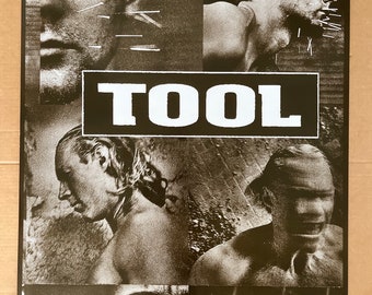 Tool Pins and Needles Vintage Poster 1980s Music Memorabilia