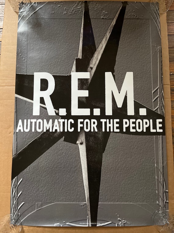 R.E.M. Vintage Poster Automatic for the People 1992 - Etsy