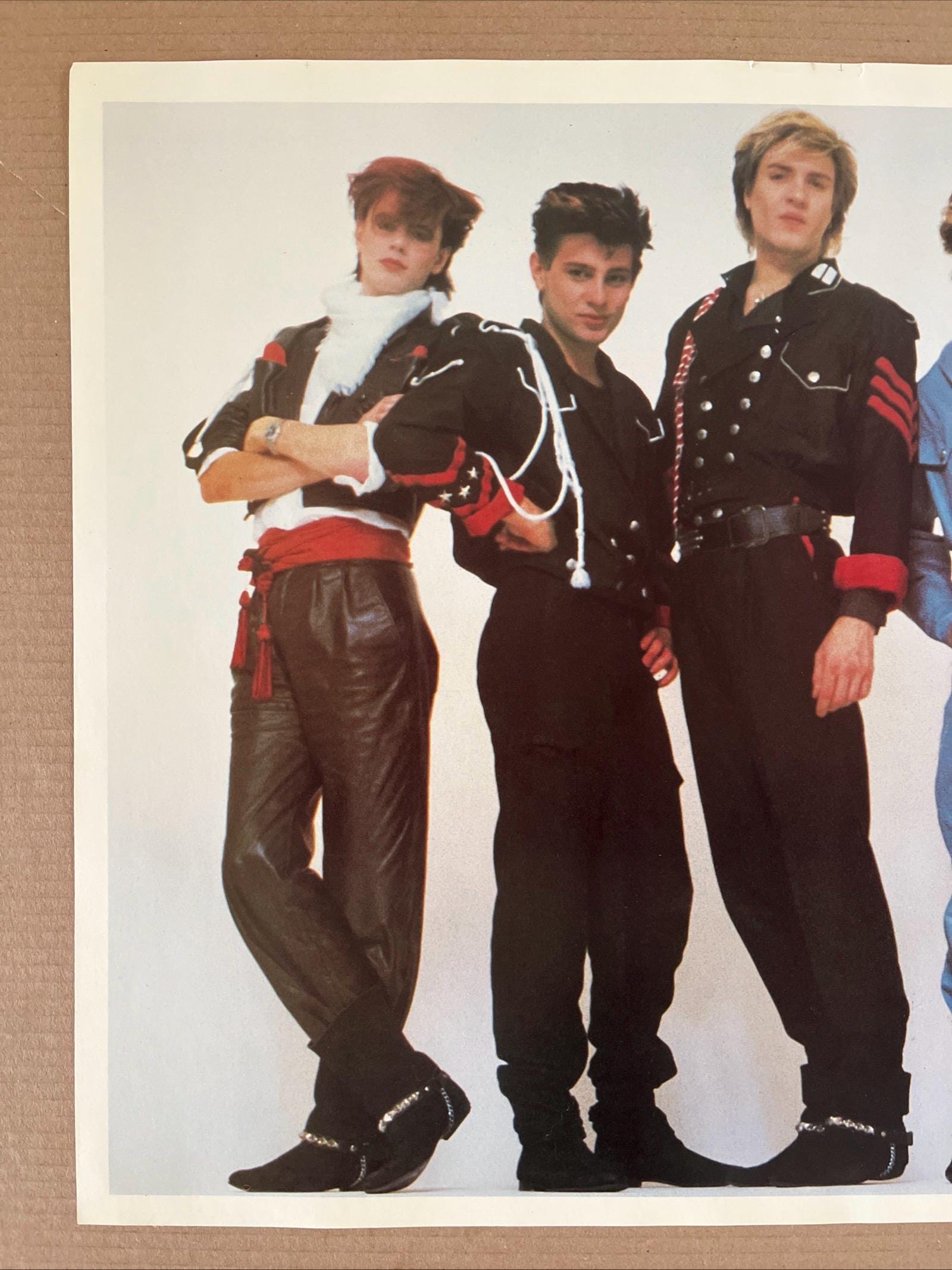 Vintage Original 1980s Duran Duran Group Shop Poster Music