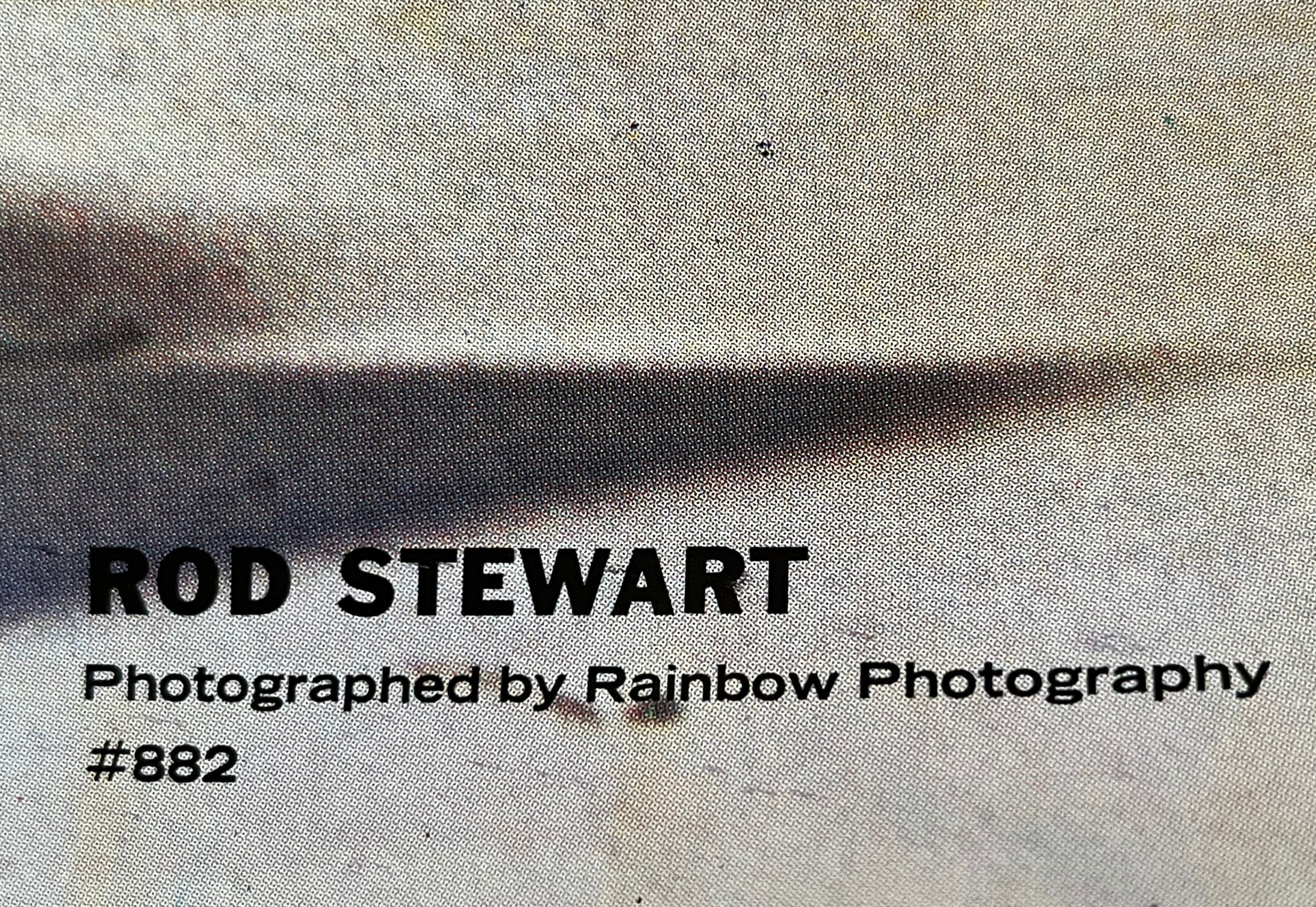 Vintage Original Poster Rod Stewart 1977 Concert Photo