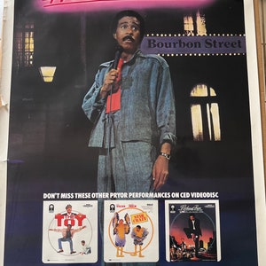 Richard Pryor aquí y ahora 1983 película vintage cartel comedia
