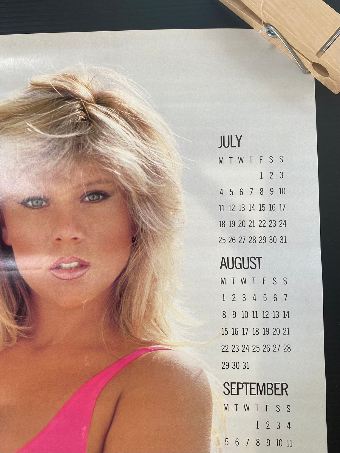 Samantha Fox 1988 Calendar 1980s Music Pop Star Original Etsy