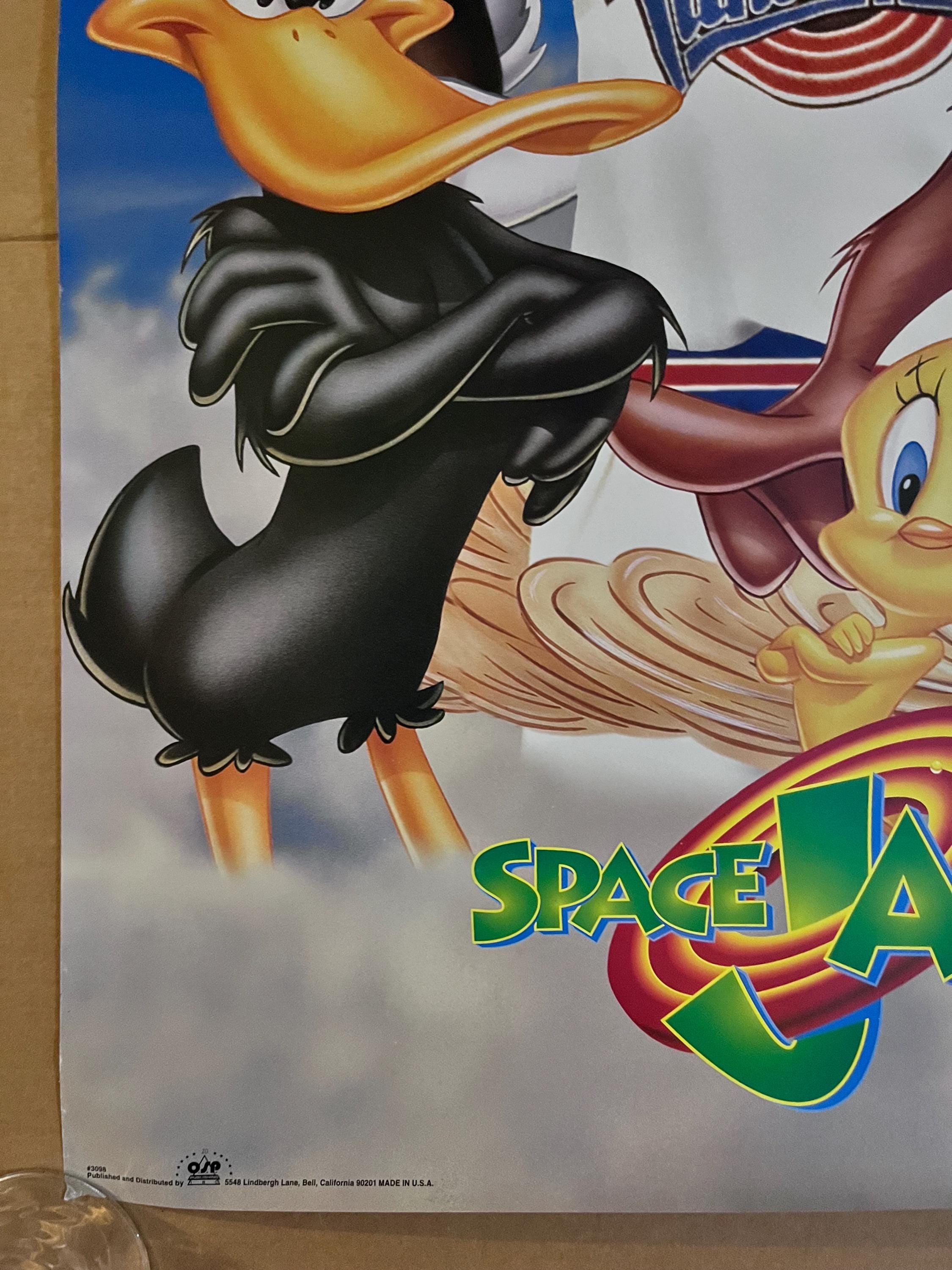 スペースジャム ポスター マイケルジョーダン ルーニーテューンズ スペースジャム ビンテージポスター マイケルジョーダン