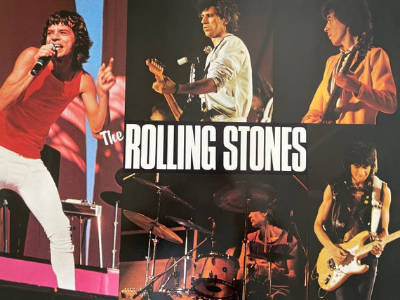 1980年代のオリジナルヴィンテージ、ローリングストーンのコンサート