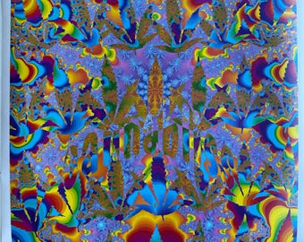 Vintage Original Cannabliss 1994 Poster Gregory Sams Psychedelic