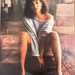 Póster original vintage de Flashdance, Jennifer Beals, Alex, 1983, recuerdos de la película
