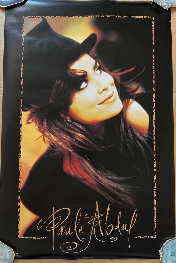 Paula Abdul Vintage Poster Music Memorabilia - Etsy