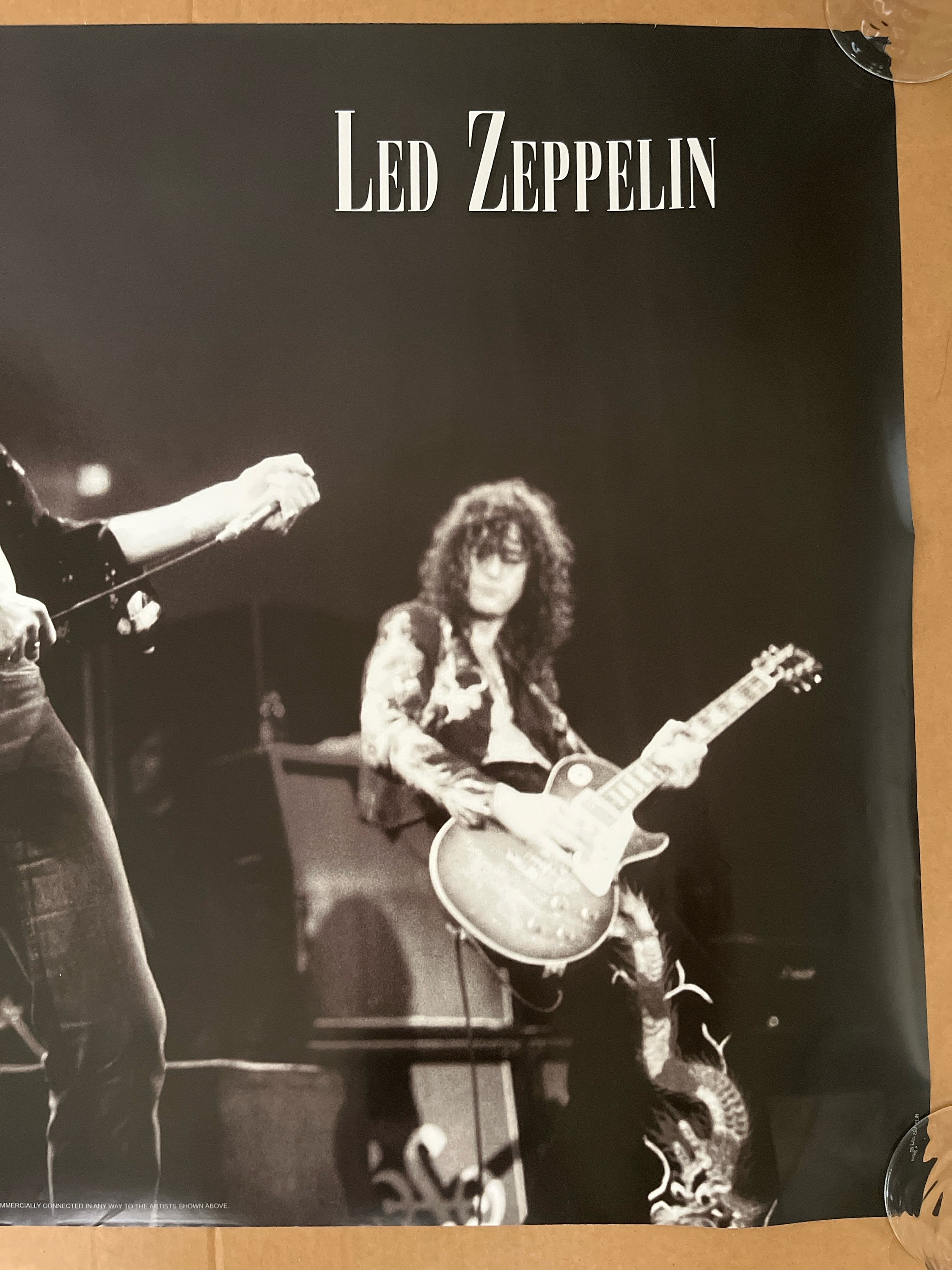 Led Zeppelin Poster Vintage Style Print Music Memorabilia Jimmy