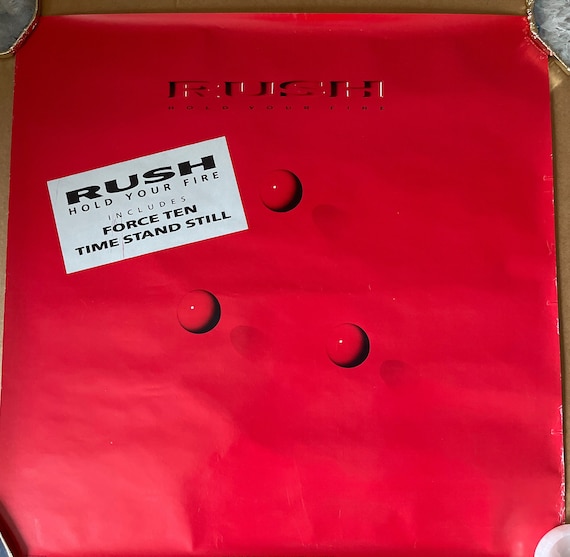 Rush Hold Your Fire Vintage Music Poster 1987 - Etsy