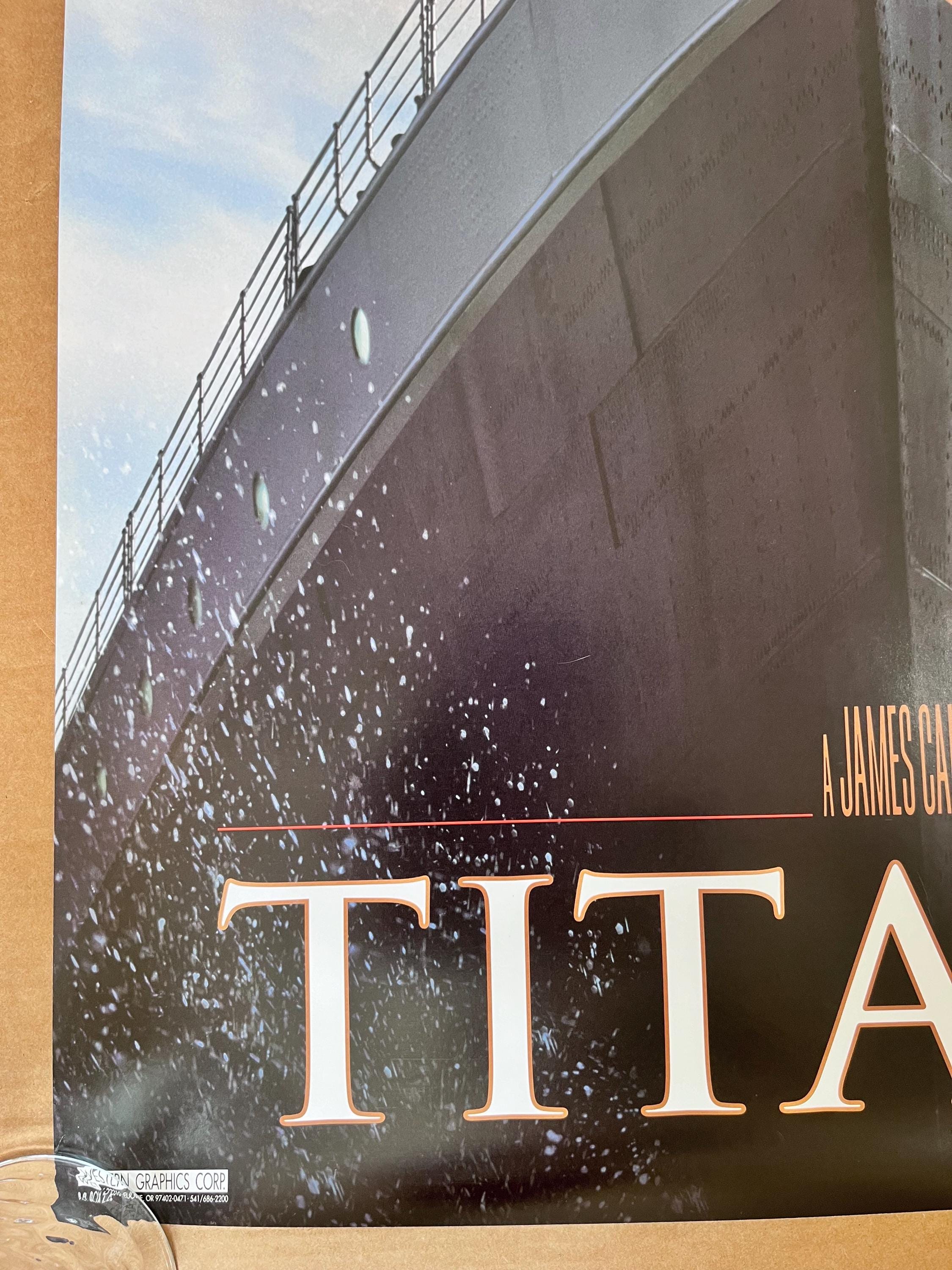 タイタニック 映画ポスター オリジナル ヴィンテージ レナード