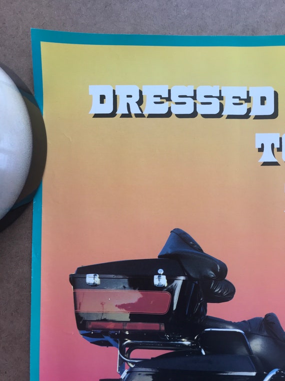 激レア デッドストック 70s ビンテージ ポスター ハーレーダビッドソン 希少 ヴィンテージ 1970 年代 1980 年代 ハーレー ダビッドソン ピンナップ