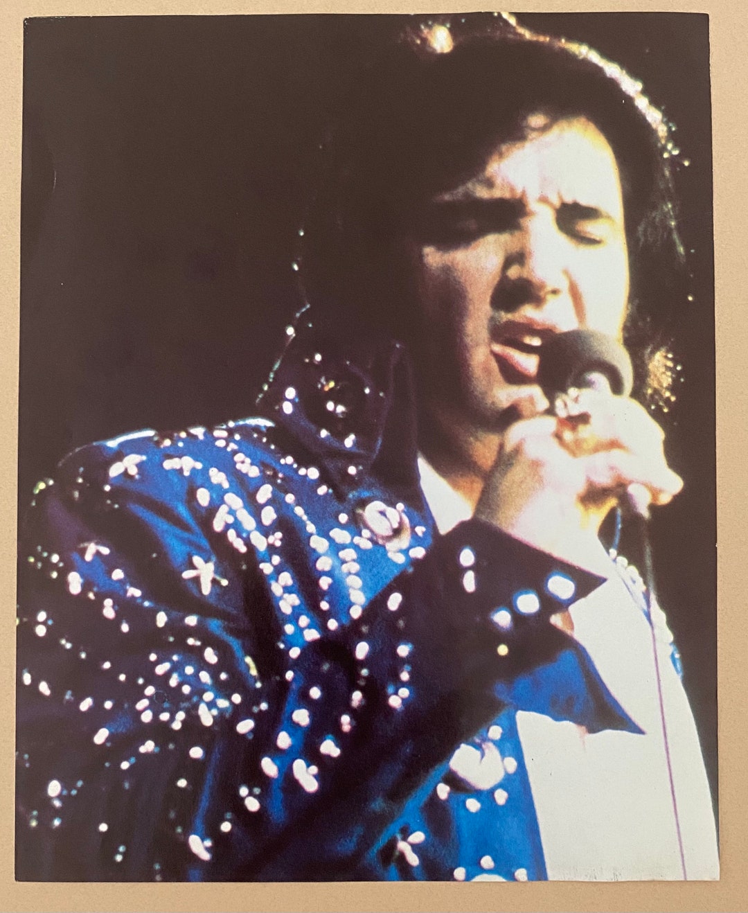 Elvis Presley Vintage Pin up Thin Stock 1970’s Poster Picture Mini - Etsy