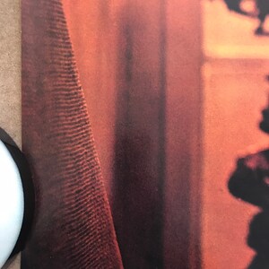 Vintage Original 1970s 1980s Danrose Poster Man and Women Nude Kiss