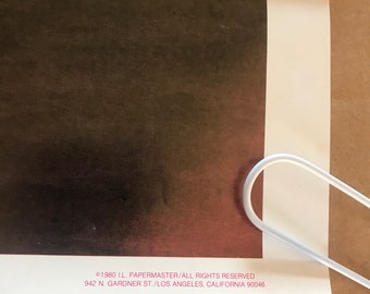 オリジナルヴィンテージ 1980 ジョン レノン記念平和ポスター 音楽記念