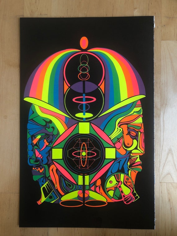 Mainline Love Blacklight Poster Pin-up Print Celestial Odyssey
