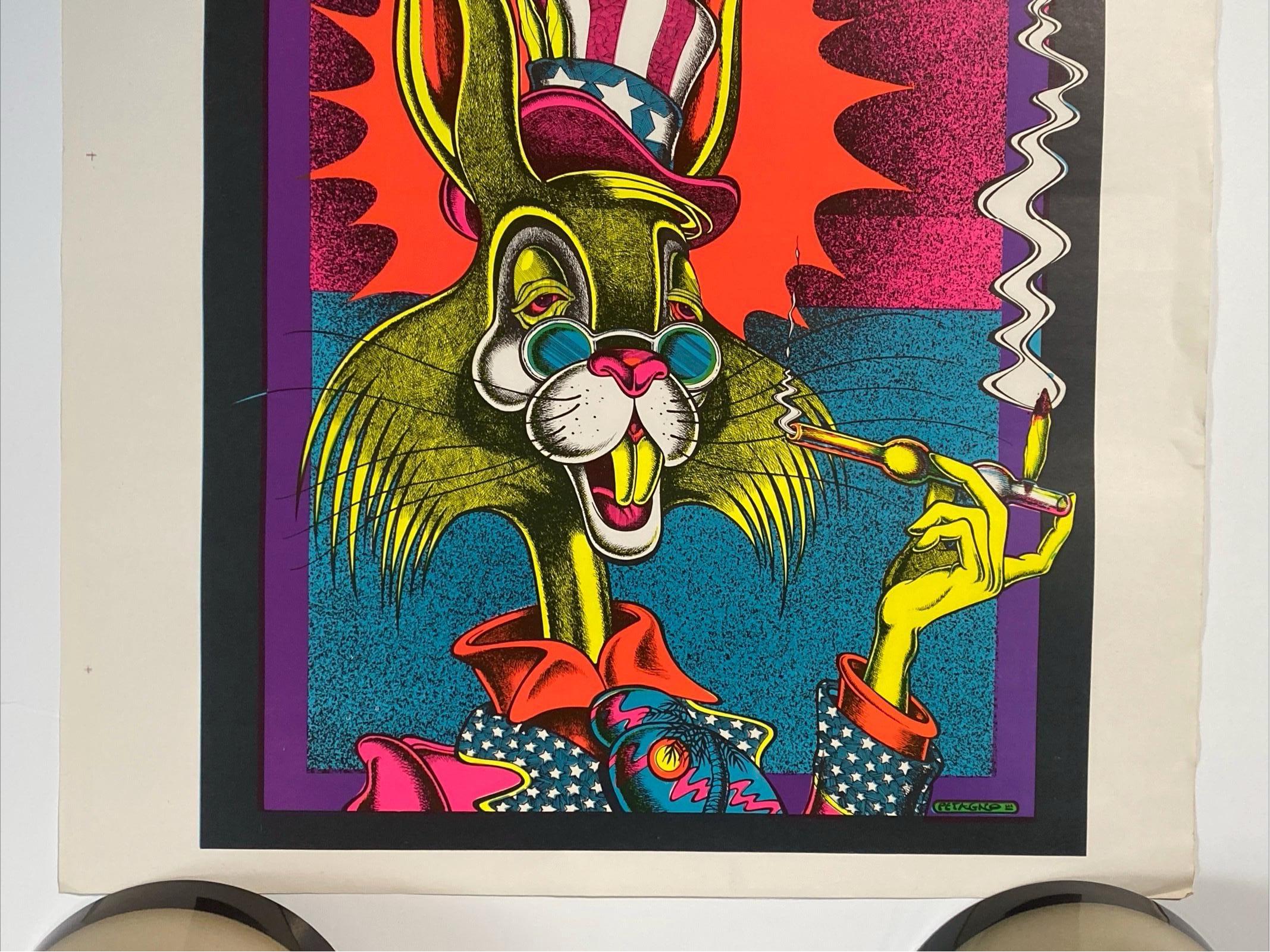 Enjoy Today Blacklight Poster Vintage Original Joe Petagno III