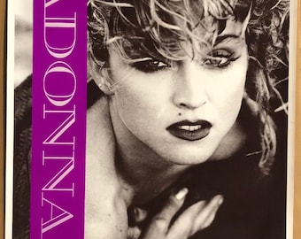 Vintage Original Madonna 1985 Borderline Virgin Tour Music Promo