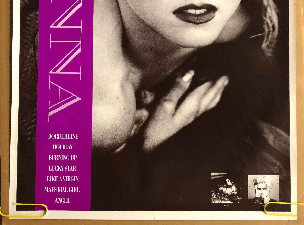 マドンナ／大型ポスター マドンナ ポスター 1985年 ザバージンツアー ツアーポスター Madonna