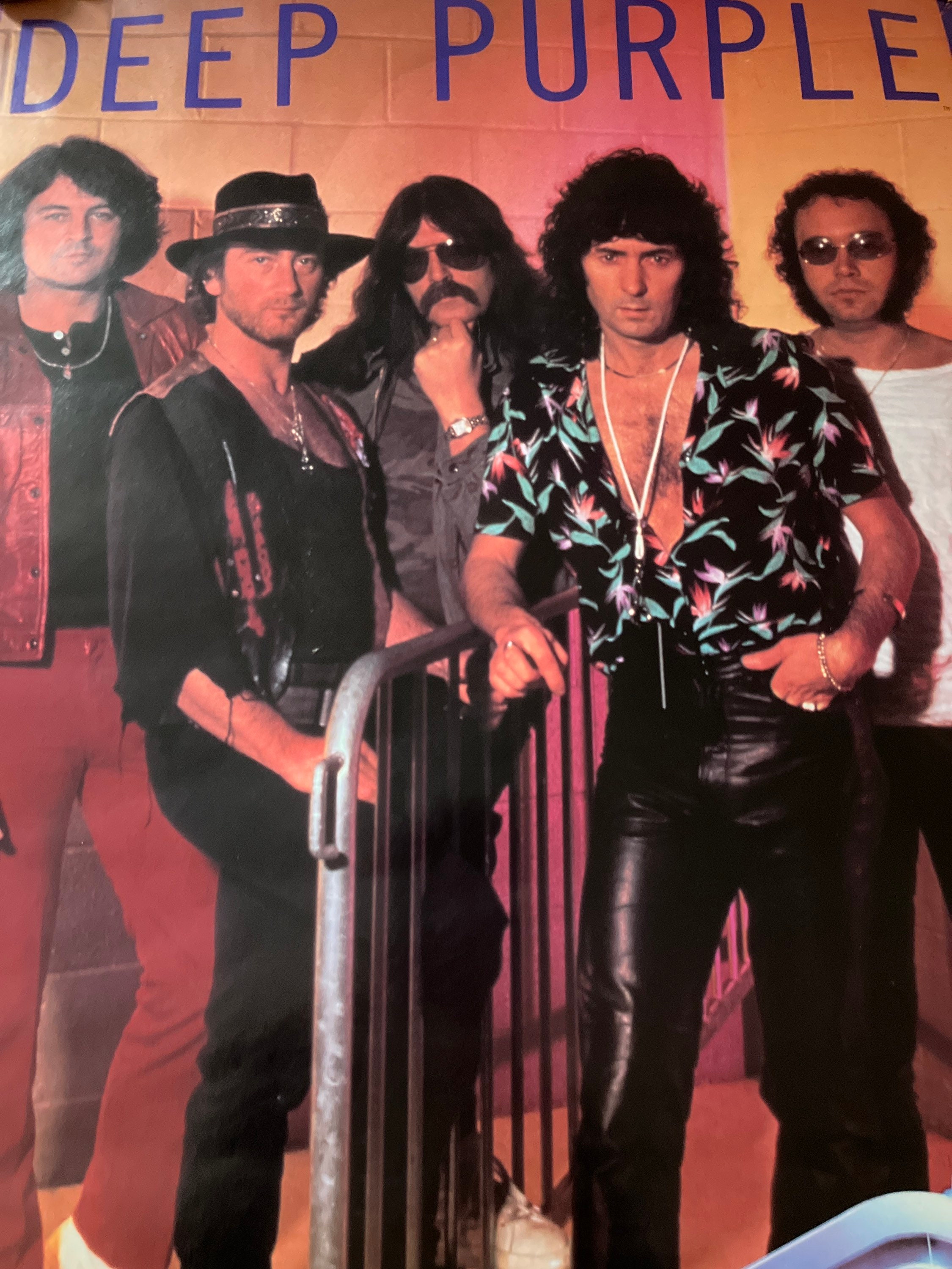 Deep Purple Vintage Music Memorabilia 1985 Rock - Etsy