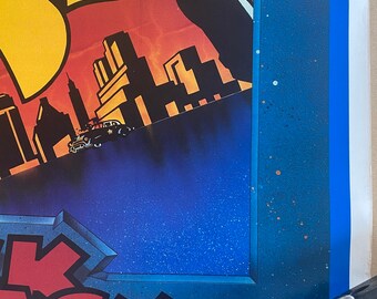 ディック・トレイシー オリジナル ビンテージ ポスター 1980 年代