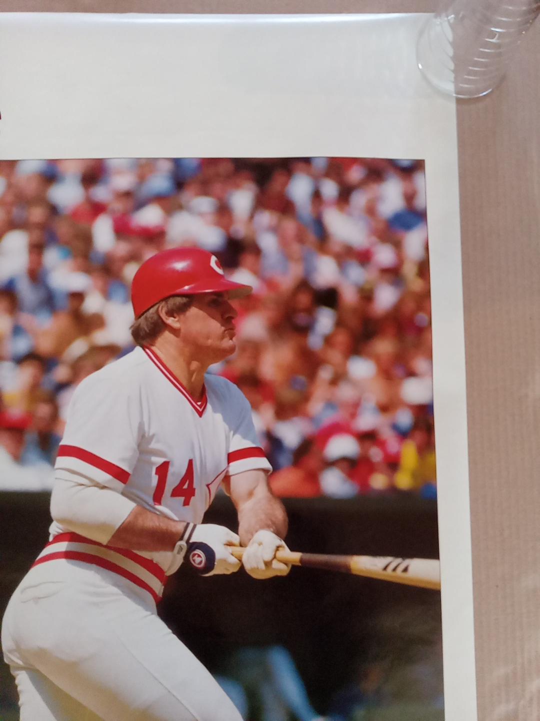 Pete Rose Vintage Poster Sports Illustrated MLB Baseball Cincinnati — free download
