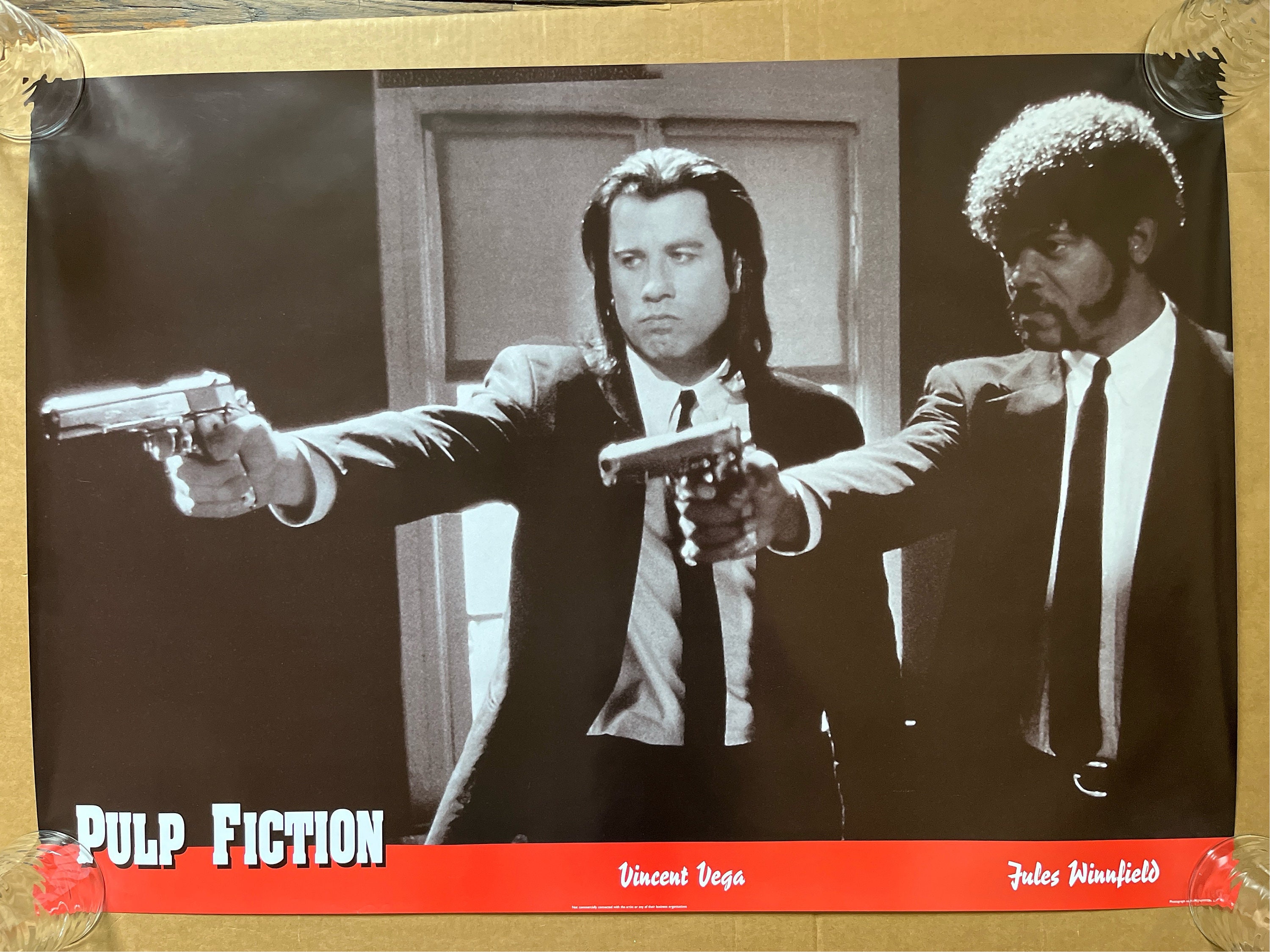 ビンテージ パルプ フィクション 映画ポスター ジョン トラボルタ