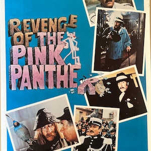 Vintage Original Poster Pink Panther Revenge 1978 Detective Movie Poster Vintage Comedy