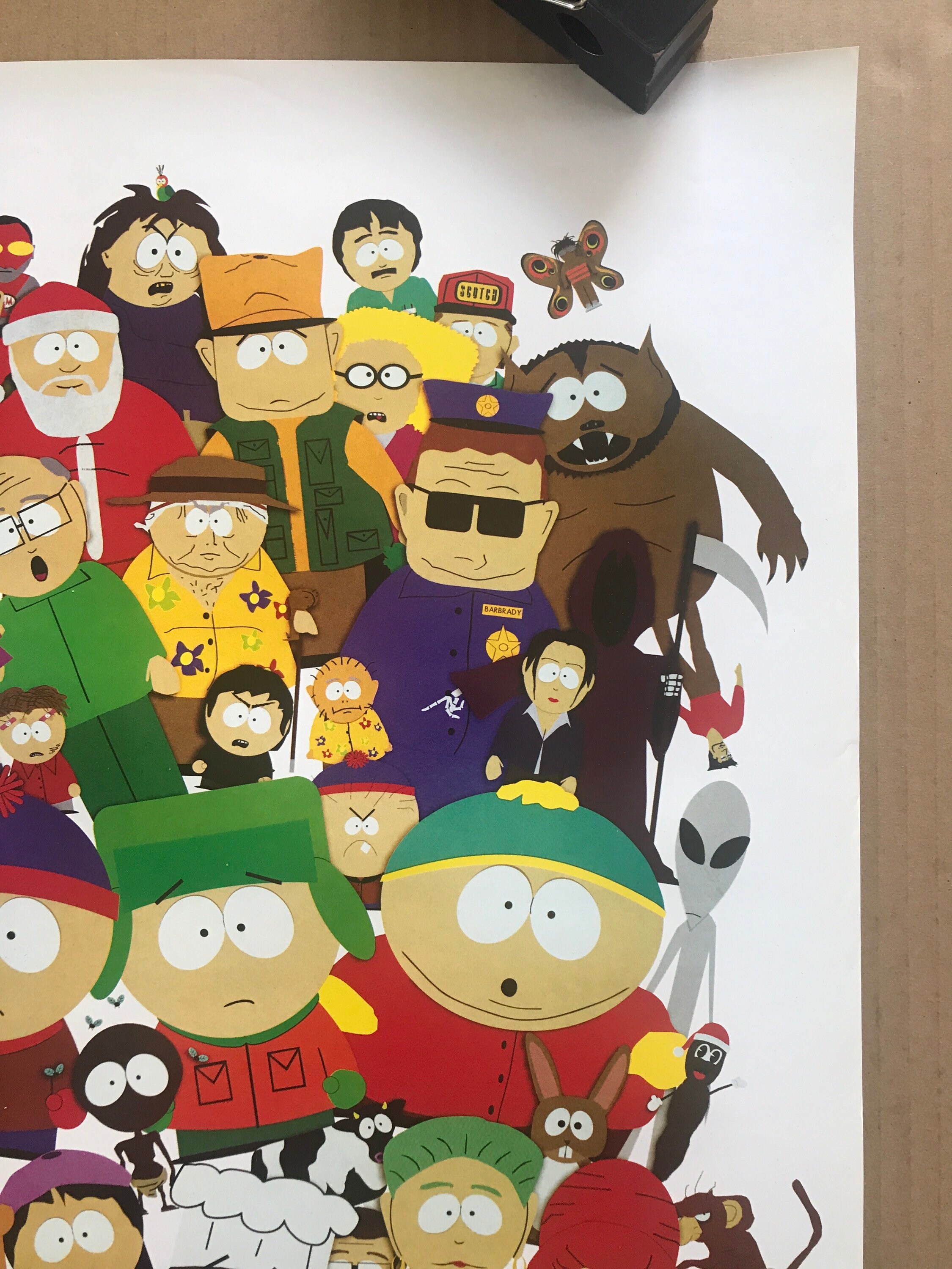 South Park characters Poster by twozombiesstore