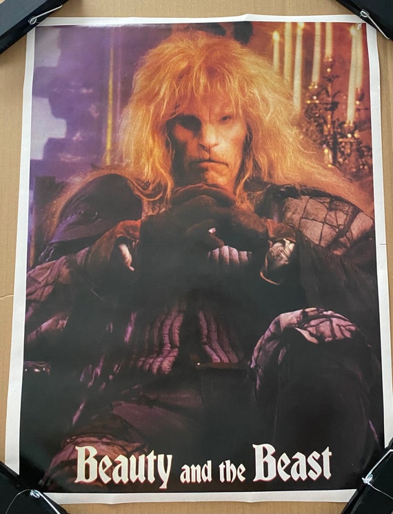 Beauty and the Beast 1990s Original Vintage Movie Poster | Etsy