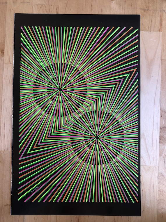Jimmy Hendrix Untitled Blacklight Poster Pin-up Print Double Sided
