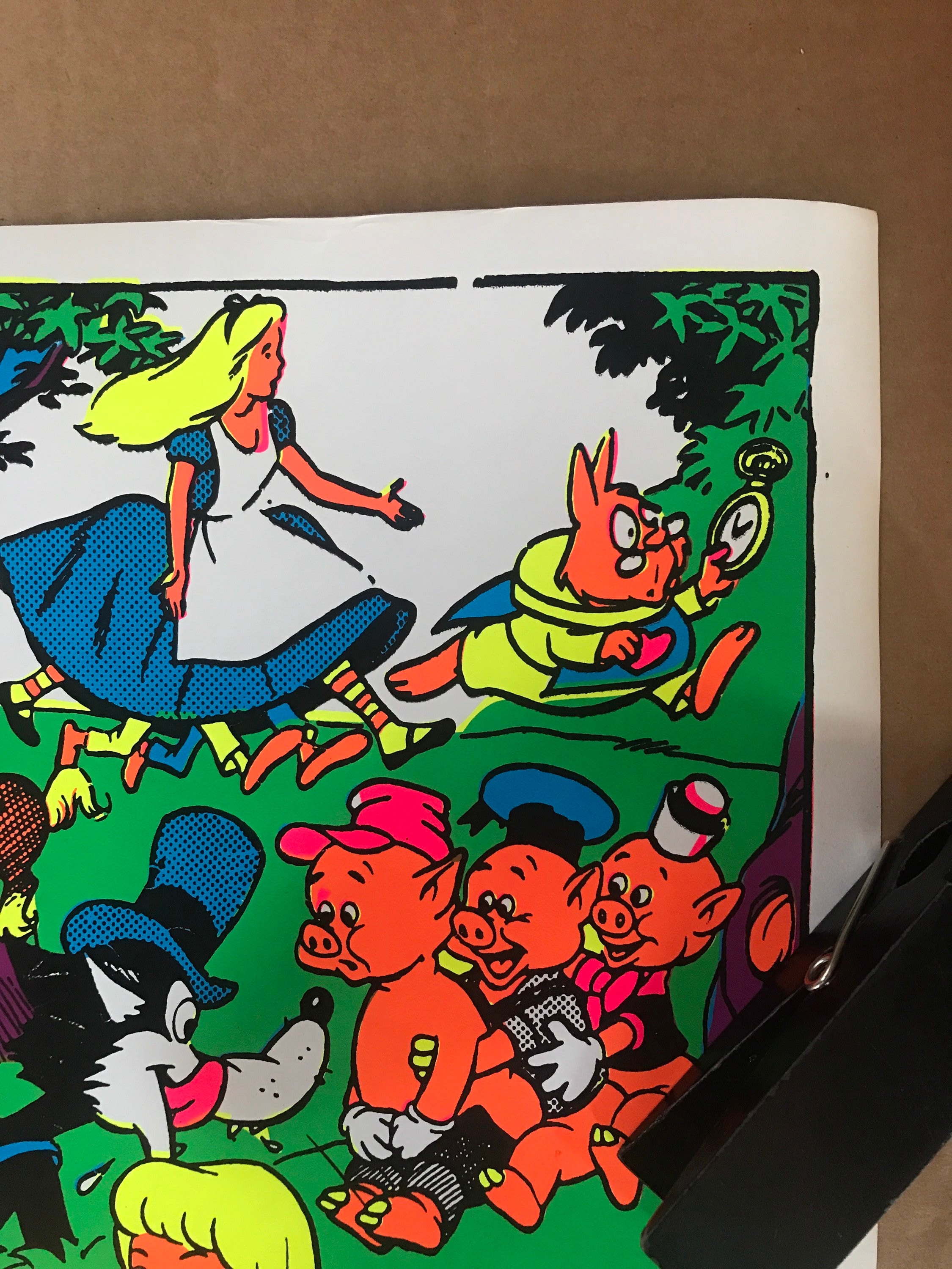 ヴィンテージ オリジナル 1970 年代 ディズニー キャラクター 乱