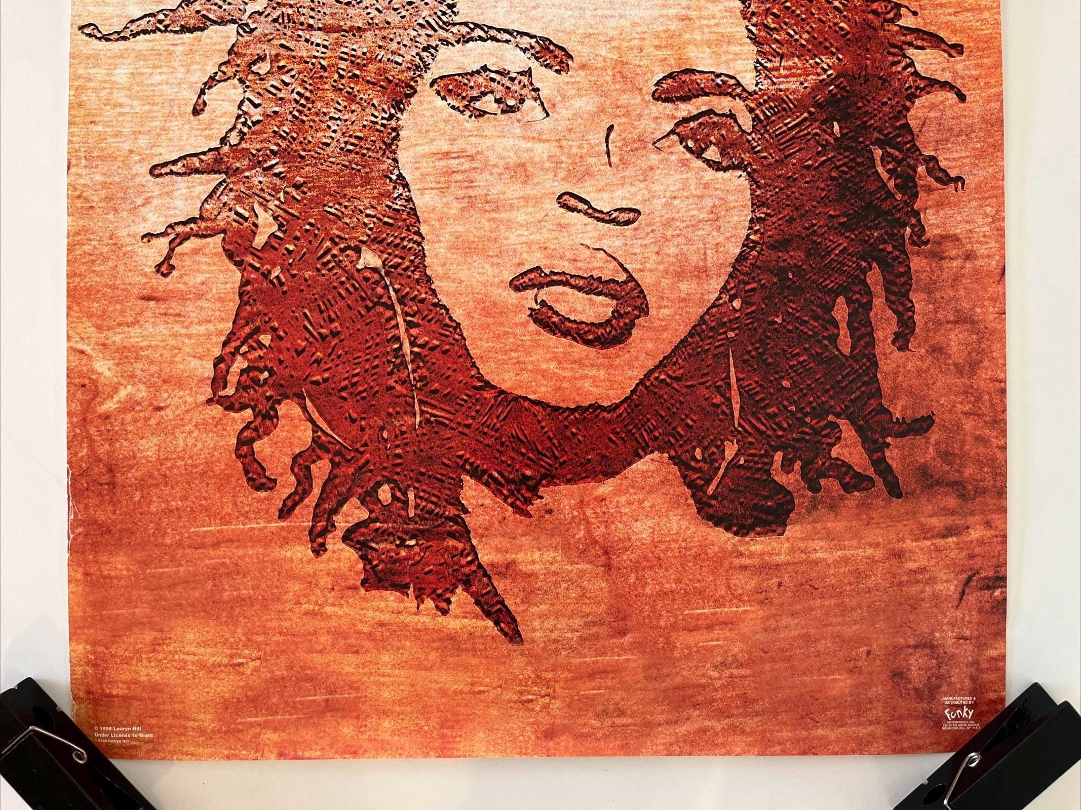 The 古着 90s Lauryn Hill Miseducation World Tour Tee L Black Rap 