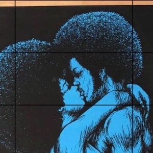 ヴィンテージ オリジナル 1970 年代 愛し合う 戦争しない ブラック