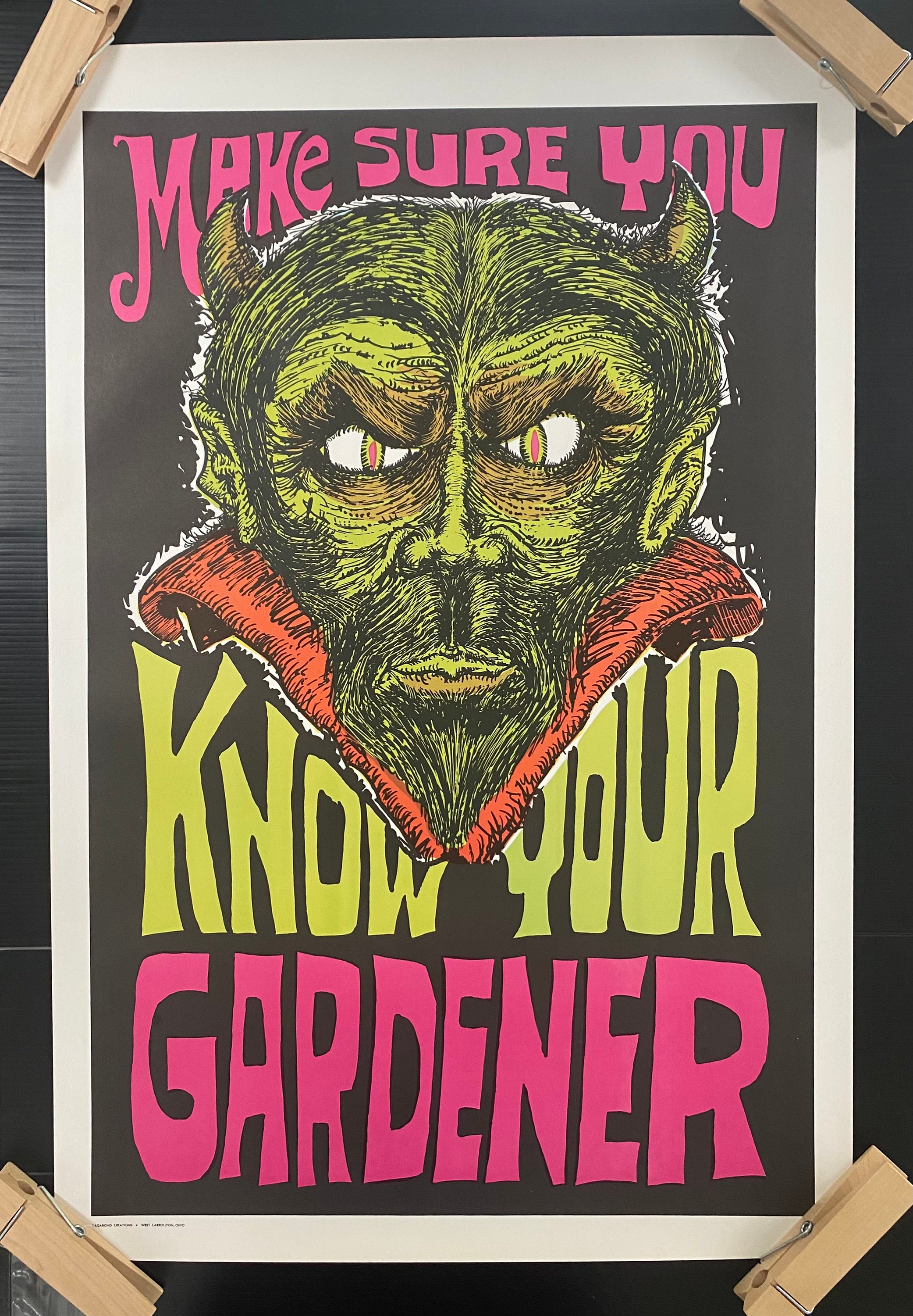 Make Sure You Know Your Gardner 1970's Original Vintage Poster - Etsy