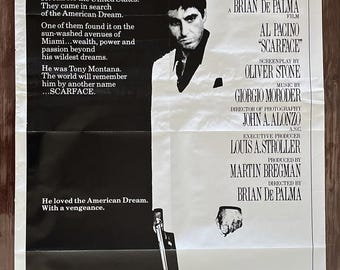 ヴィンテージ オリジナル 1983年 アル・パチーノ主演映画
