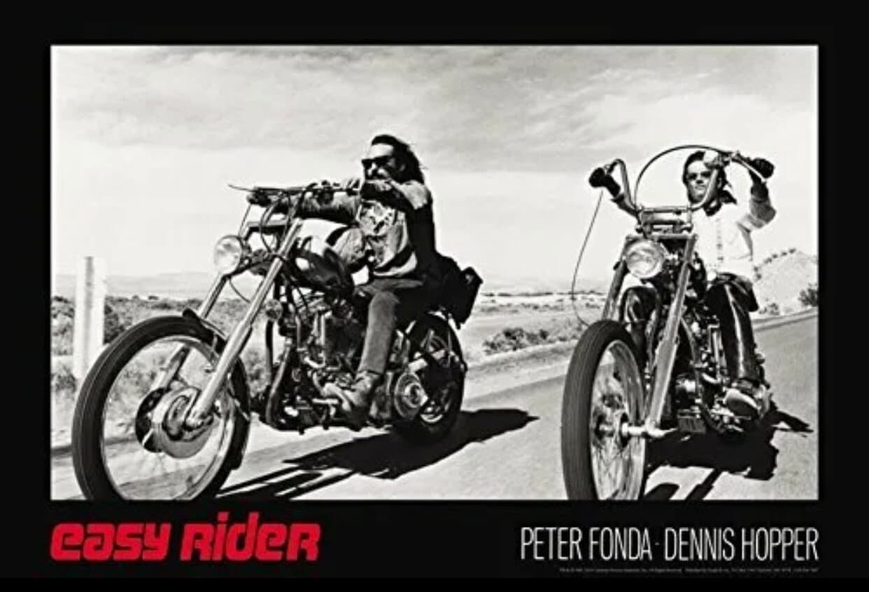 イージーライダー映画ポスター ピーターフォンダ デニスホッパー