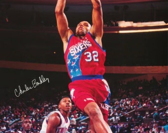 Charles Barkley Philadelphia 76ers Original Vintage Poster Charles Barkley Philadelphia 76ers Original Vintage Poster