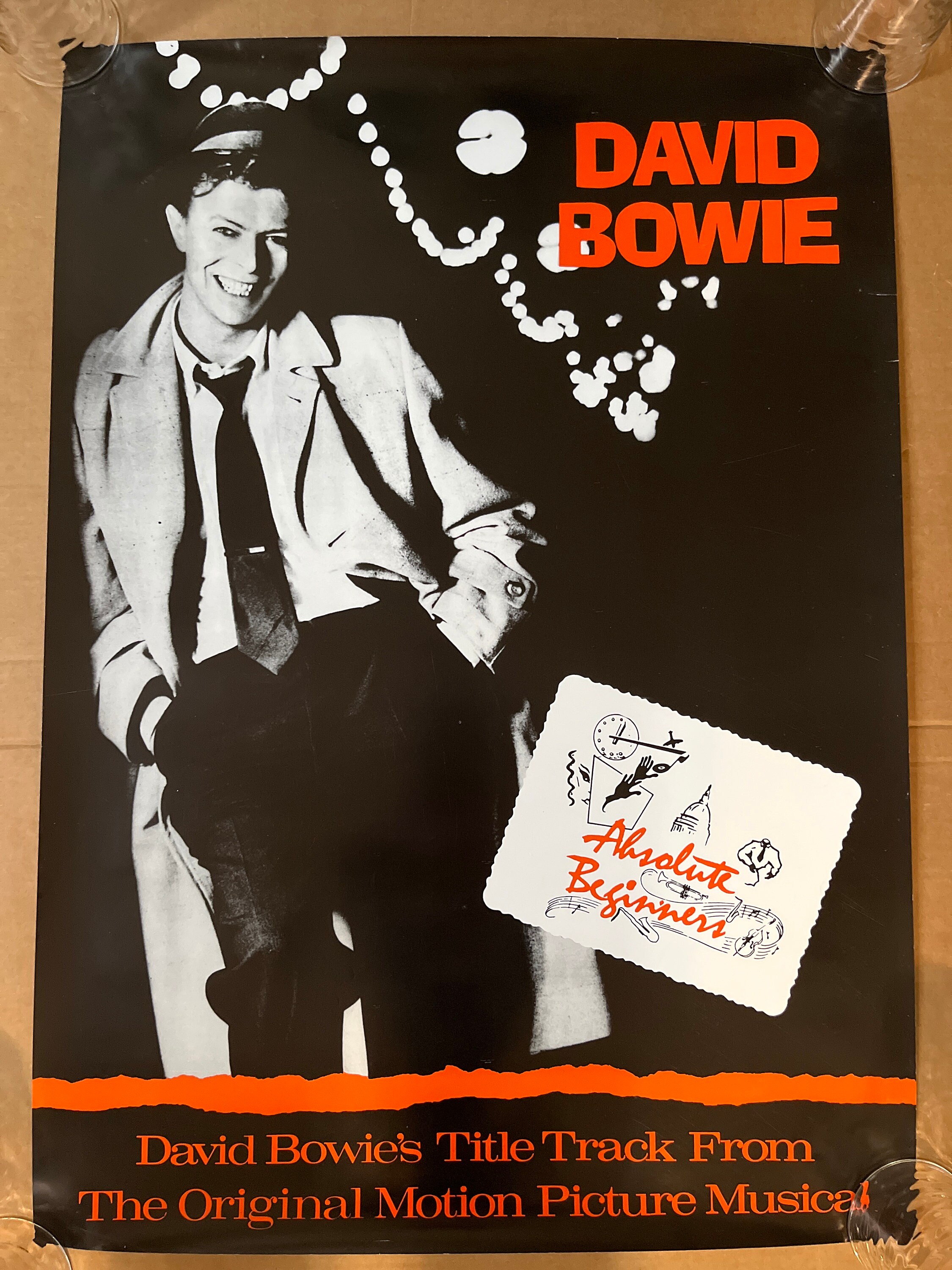 Vintage Poster David Bowie Absolute Beginners Music Movie Pinup - Etsy