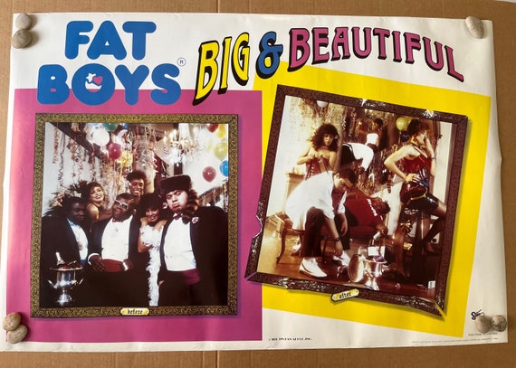 The Fat Boys Big and Beautiful 1980s Rap Vintage Poster - Etsy