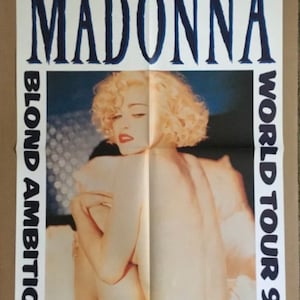 Madonna Blond Ambition Poster - Etsy