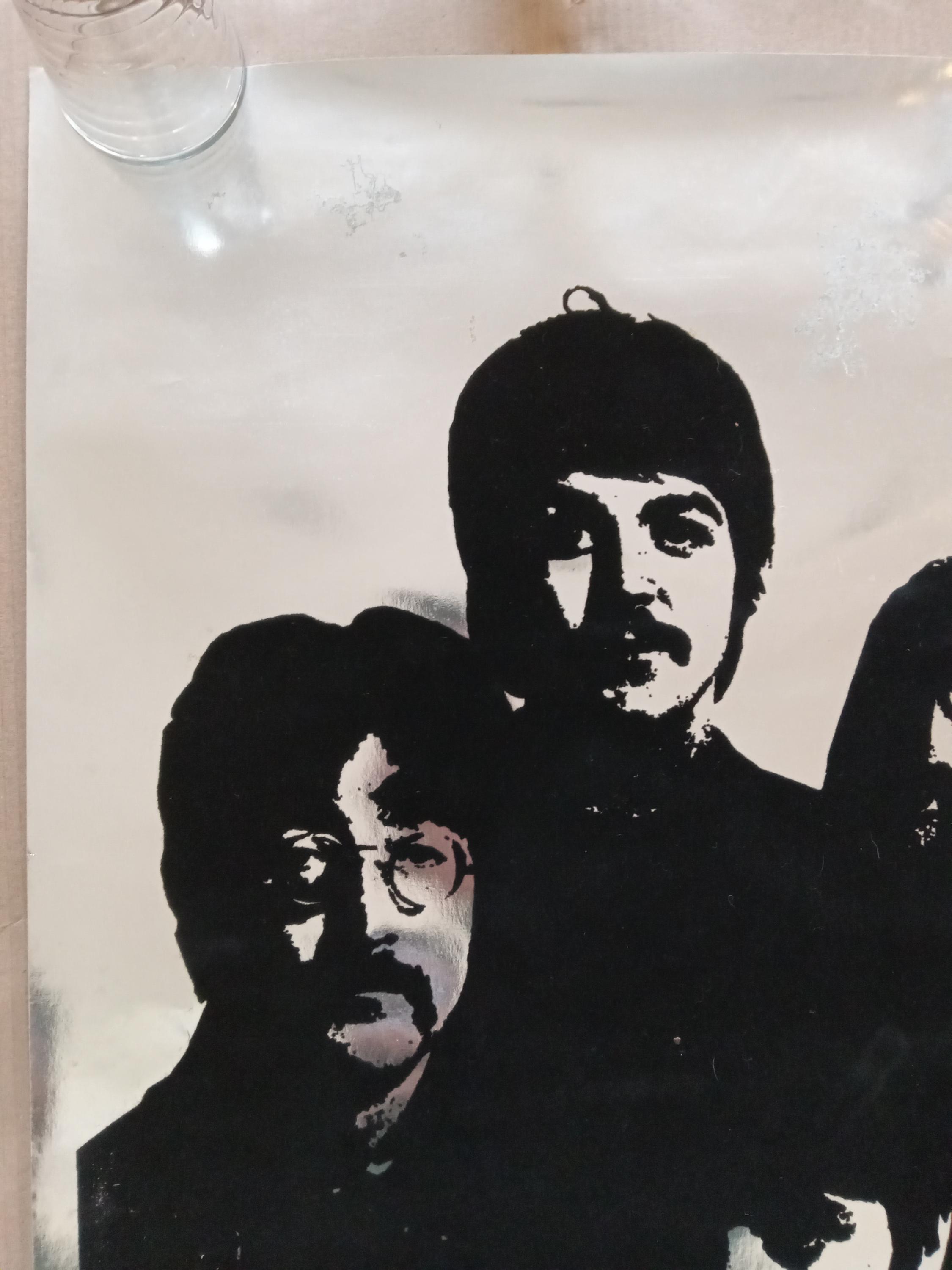 80'S☆ジョンレノン☆缶バッジ☆5.6cm☆ビンテージ☆The Beatles