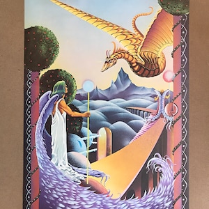 Póster original vintage Wings of a Dream tercer ojo