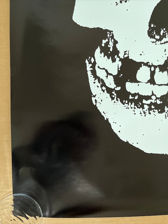 Misfits Skull Vintage Poster 1982 Commercial Promo Advertisement